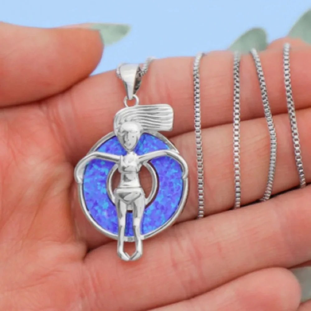 🆕 Opal Poolside Necklace 💙 - Picture 2 of 6